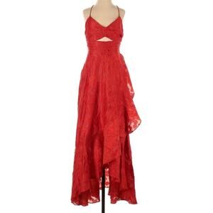 NWT Free People Buona Sera Size 0 Asymmetrical Maxi Dress